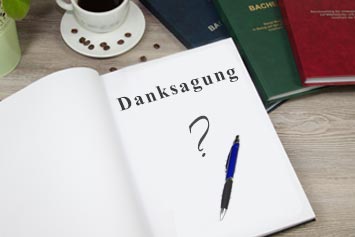 Danksagungen in dissertationen