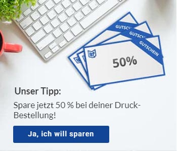 Copyshop Innsbruck 50 Prozent sparen