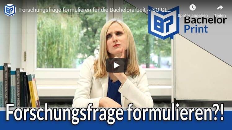 Forschungsfrage Formulieren ~ Beispiele