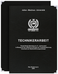 Technikerarbeit-drucken-binden-Kosten-Preisbeispiel-Standard-Hardcover